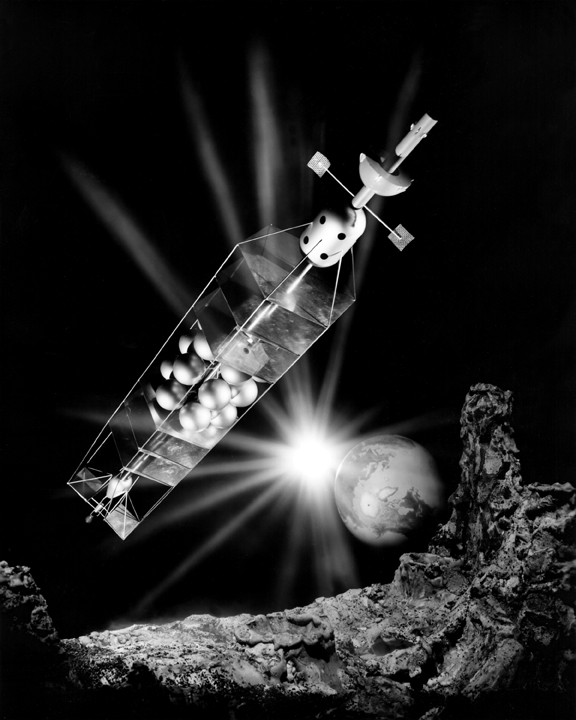 Space History Photo: Piloted Nuclear-Powered Spacecraft